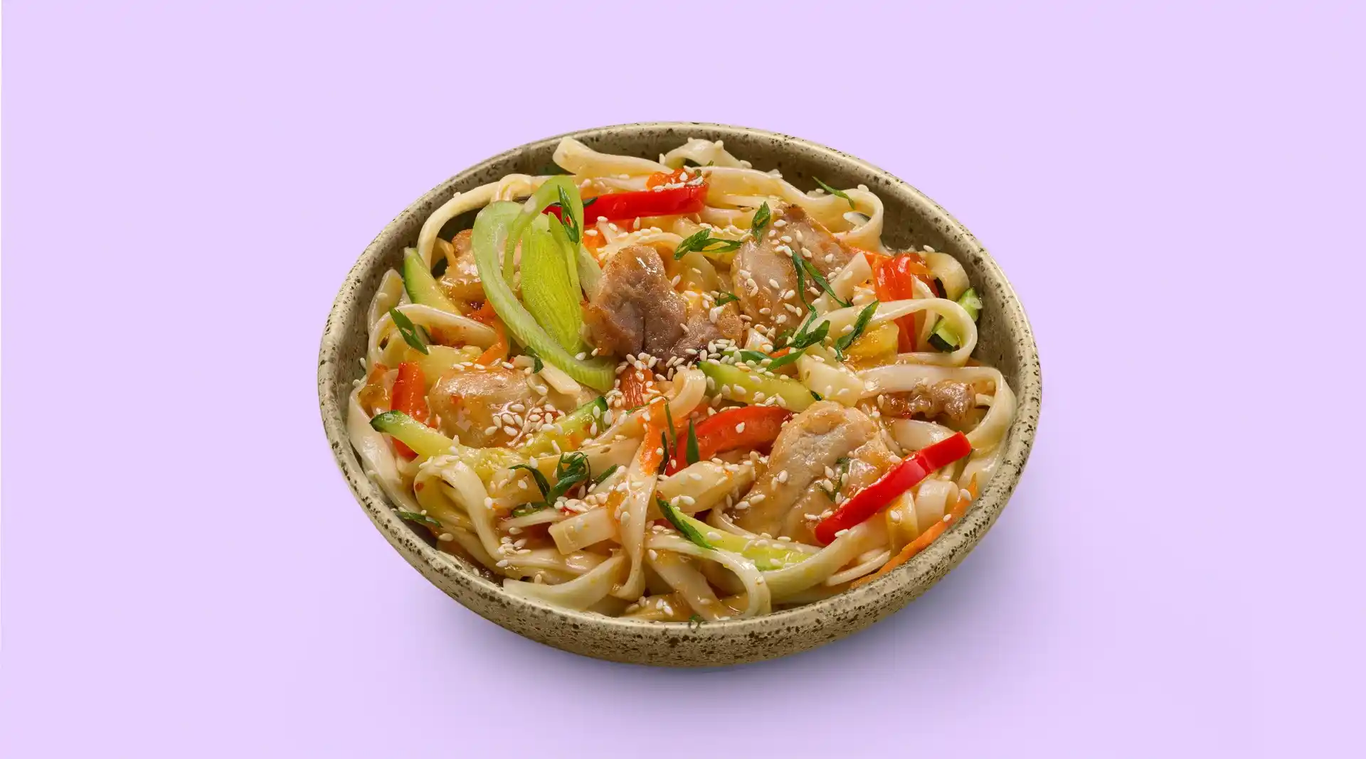 Удон с цыплёнком 