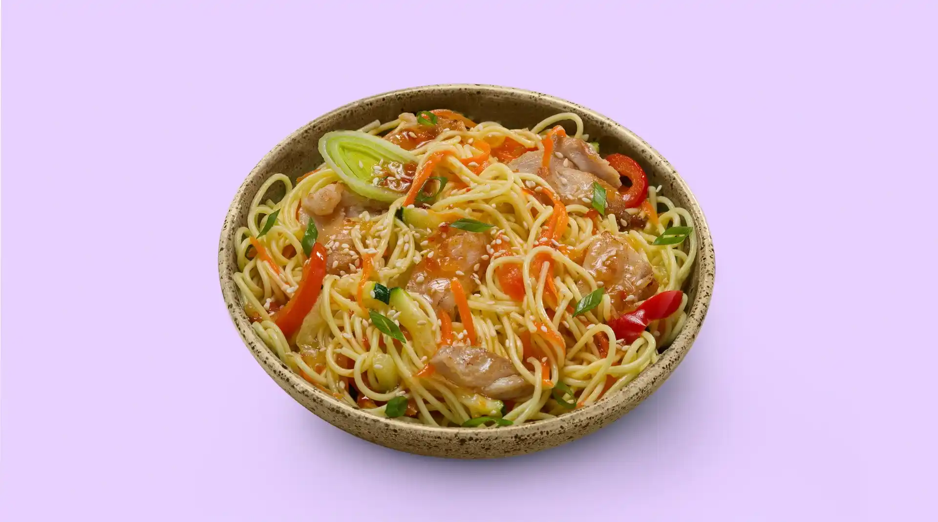 Лапша с цыплёнком