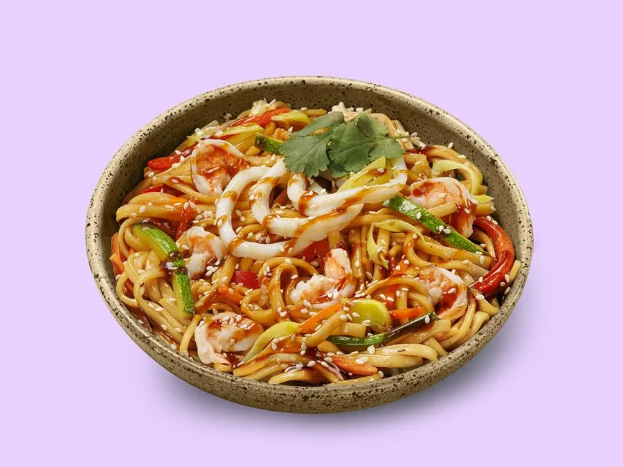 Удон с морепродуктами