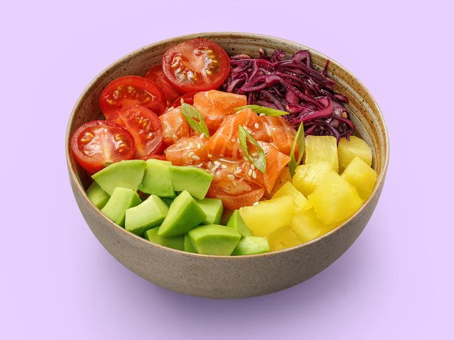 Поке с лососем