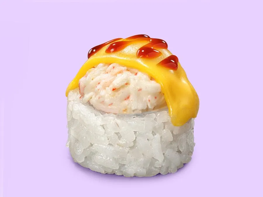 Сливочный краб под чеддером