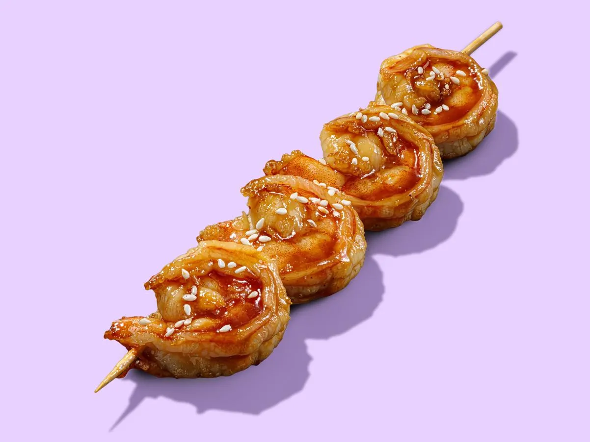 Шашлычок из креветок
